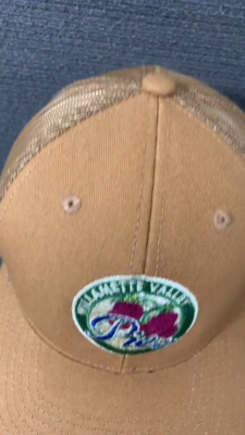 Willamette Valley Porkpie Hat Willamette Valley Pie Co Trucker Hat Strapback Adult Brown  main image 4