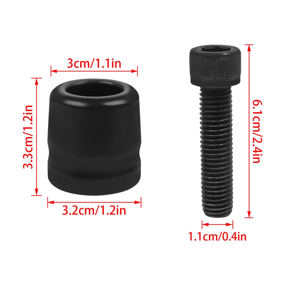 Hand Grip Bar Ends End Caps Handlebar For BMW S1000RR 2010-2018 S1000R 2014-2025 — 第 2/4 张图片