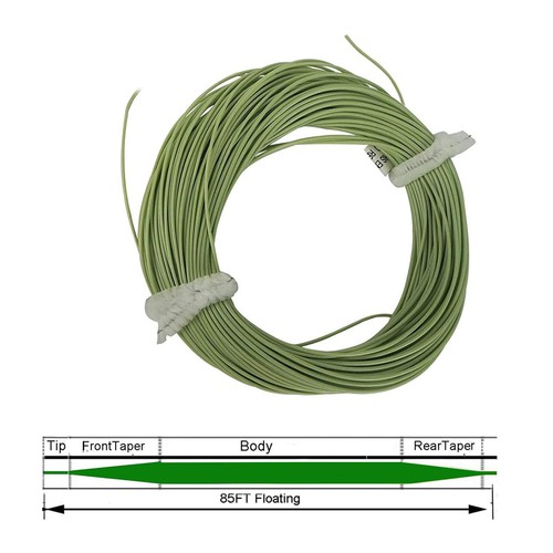 AventikFly Line Double Taper Fly Fishing Line 1wt 2wt 3wt 4wt 5wt 6wt 7wt 8wt - Picture 9 of 11