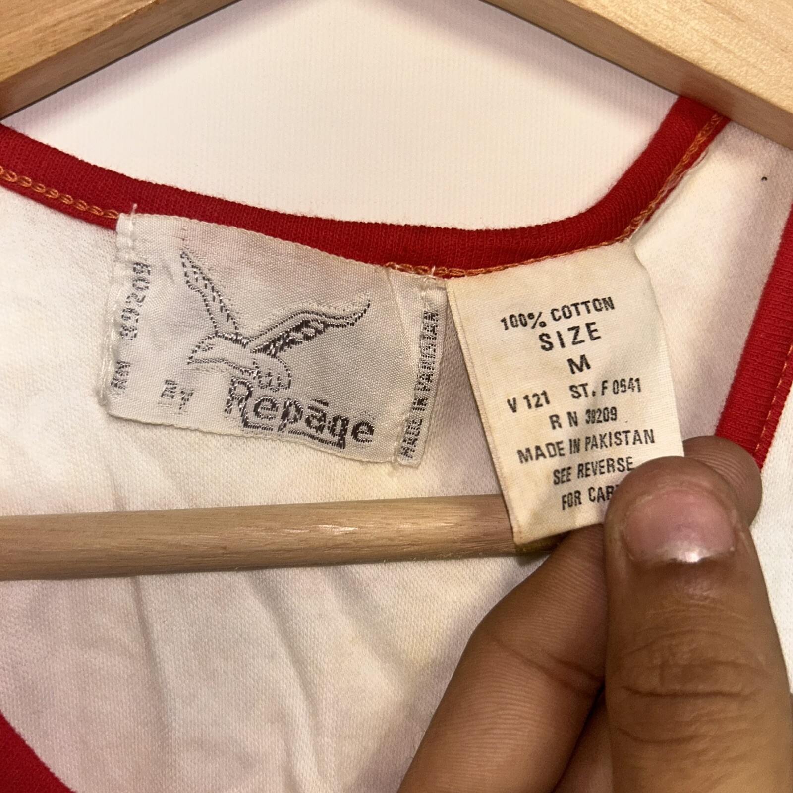 FILA Maglietta vintage anni '80 Guardia Costiera squadra di canottaggio stock morto taglia 10 12 media