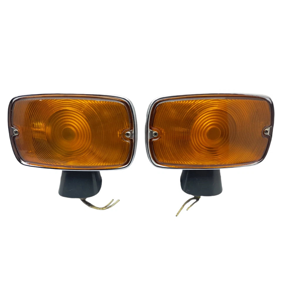 TOYOTA LAND CRUISER FJ40 1971-75 LUZ INDICADORA DE GIRO ÁMBAR IZQUIERDA DERECHA PAR Foto 3 de 4