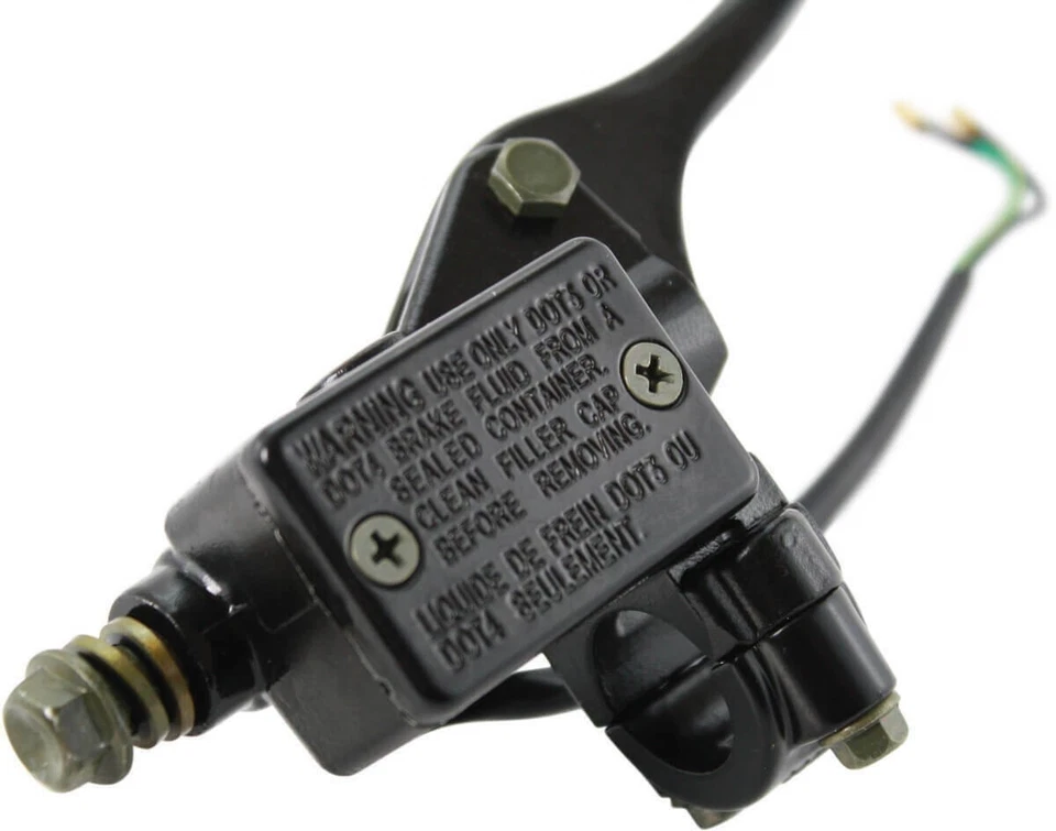 22mm Links Bremspumpe Bremszylinder Bremshebel Schwarz Für Fit Roller Motorrad - Bild 4 von 4