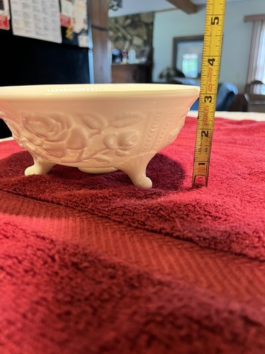 Tazón de caramelo rosa con patas de vidrio de leche imperial - Imagen 11 de 11