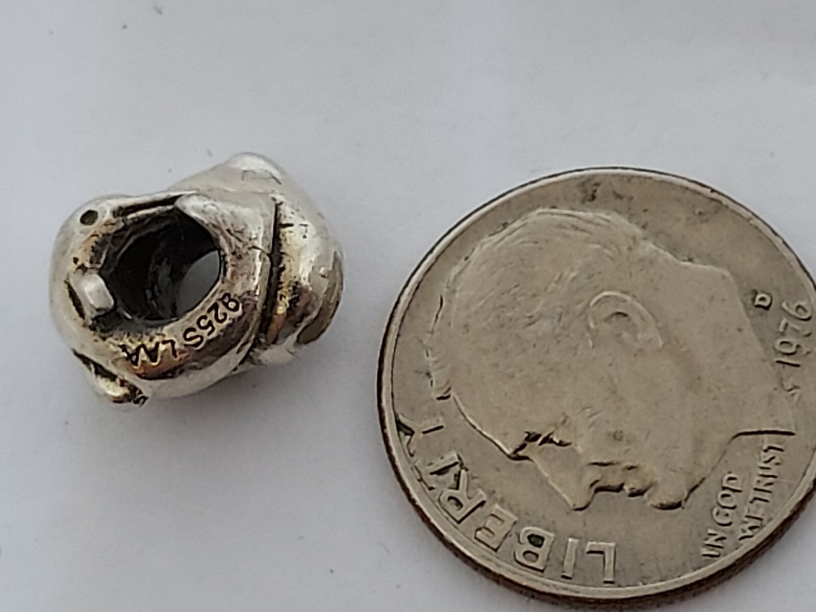 Authentic Trollbead Sterling Silver "Dolphins" Be… - image 3