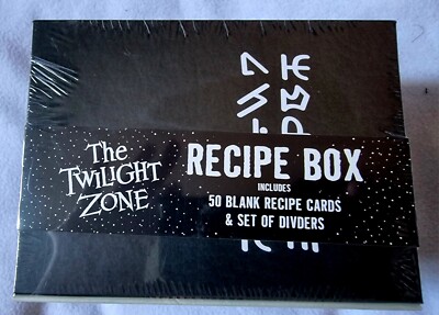 RAR Sammlerstück The Twilight Zone Rezeptbox Beutekiste 50 Rezeptkarten