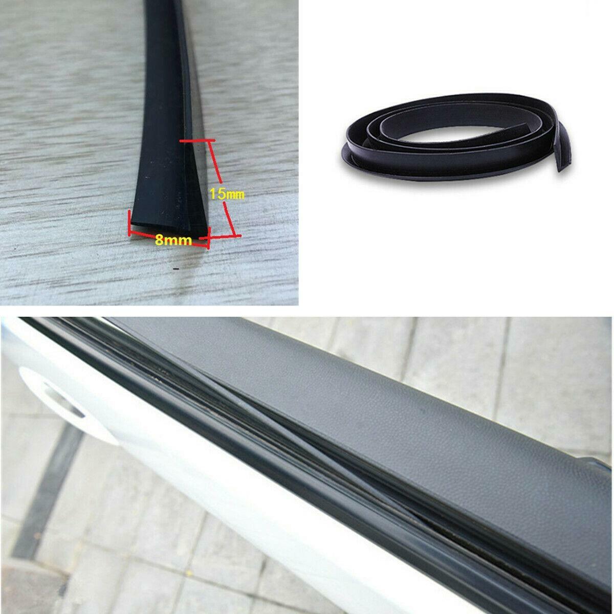 8M V-Shape Moulding Trim Rubber Strip Car Door Edge Seal Weather-strip Trim