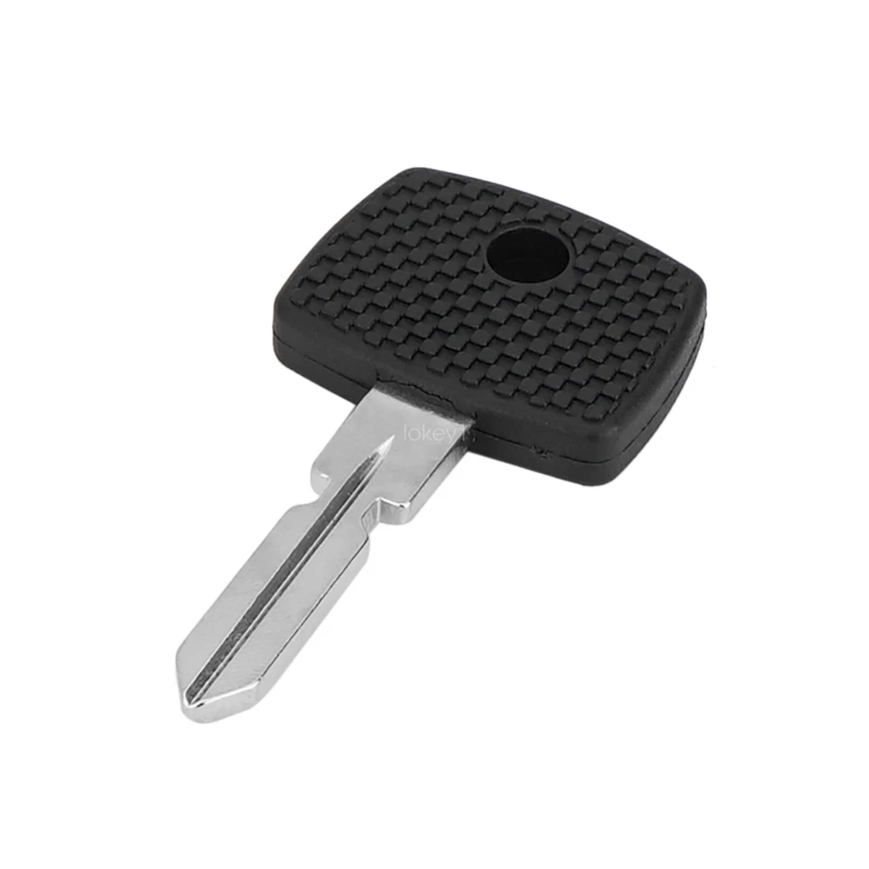 Carcasa de llave de encendido de 2 transpondedores en blanco S48HF-P para Mercedes-Benz W124 W126 W129 Foto 4 de 4