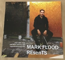 Mark Flood Resents gallery exhibition ad 2014 art vintage magazine print promo