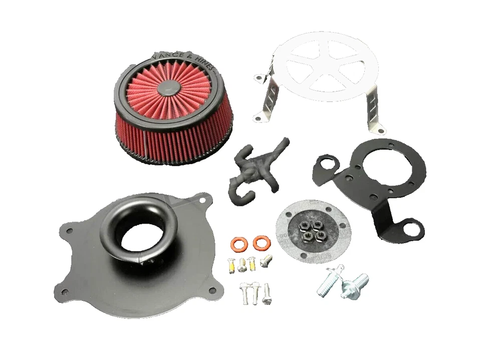 Vance & Hines 71469 Air Intake VO2 Radiant Brushed Aluminum Harley Sportster 91+ - Image 2 of 2