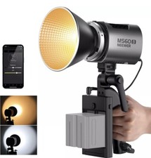 NEEWER MS60B LED Video Light 2.4G/APP Control, 65W Metal Mini Compact