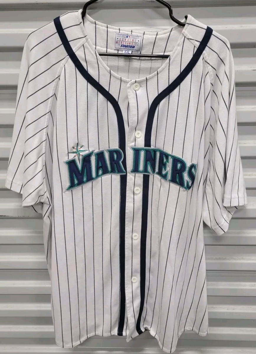 ヴィンテージ　メルスリー Vintage Starter Seattle Mariners Ken Griffey Jr Pinstripe