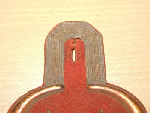 Epaulette, rot, Hauptmann, Württemberg ?? - Bild 3 von 4