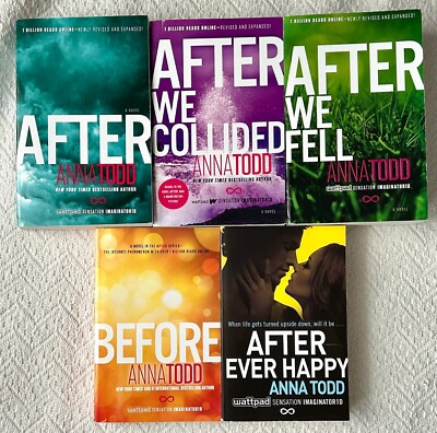The Complete After Series Collection 5 Trade Paperback Book Set by Anna Todd