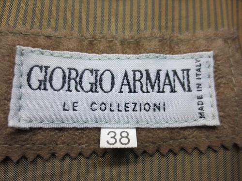 dubbele gemaakt knopen in voor Armani heren Giorgio rij Italië met Trenchcoat Collections gemaakt 1q1w6X0