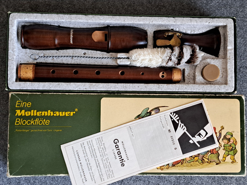 Mollenhauer Alt-Blockflöte, Klappe, deutsche Griffweise, Birnbaum dunkel, 80500 - Bild 2 von 10