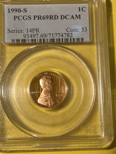 1990 S proof 69 RD dcam Lincoln