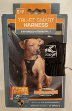 Kurgo Tru-Fit Smart Harness Dogs Seatbelt Auto Walking Small (S/P) New #2567