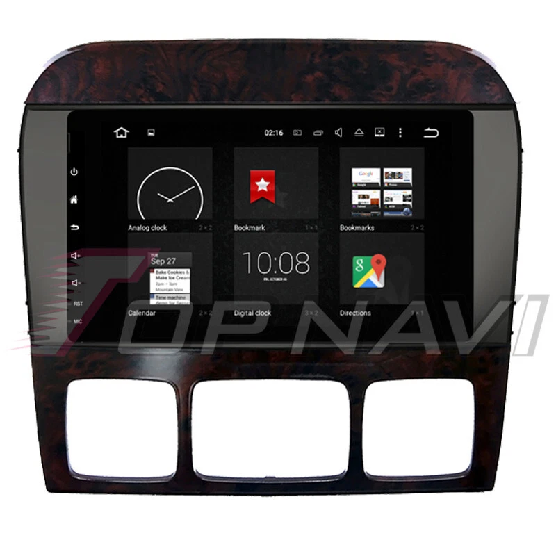 Androind 10.0 Car Stereo Radio For Benz S W220 1998-2005 GPS Navigation 4G WIFI - Image 2 of 4