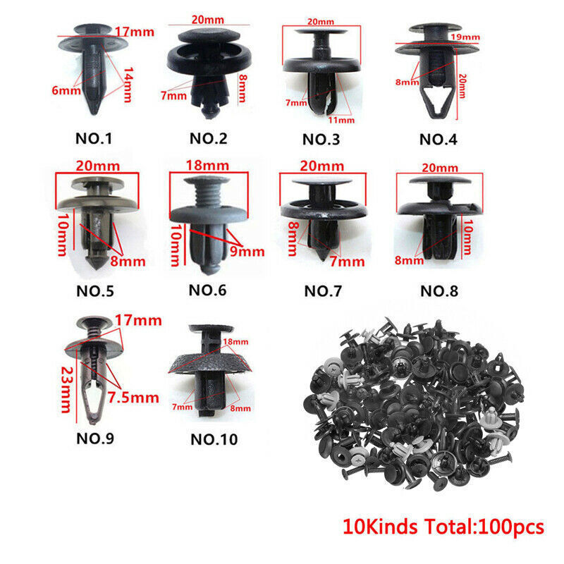In Stock]10X Car Front Bumper Retaining Clips Fender Retainer - Foto 3