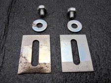 Vintage 1980's Craftsman "Block" Bench Grinder Pair Spark Arrestor Made in USA