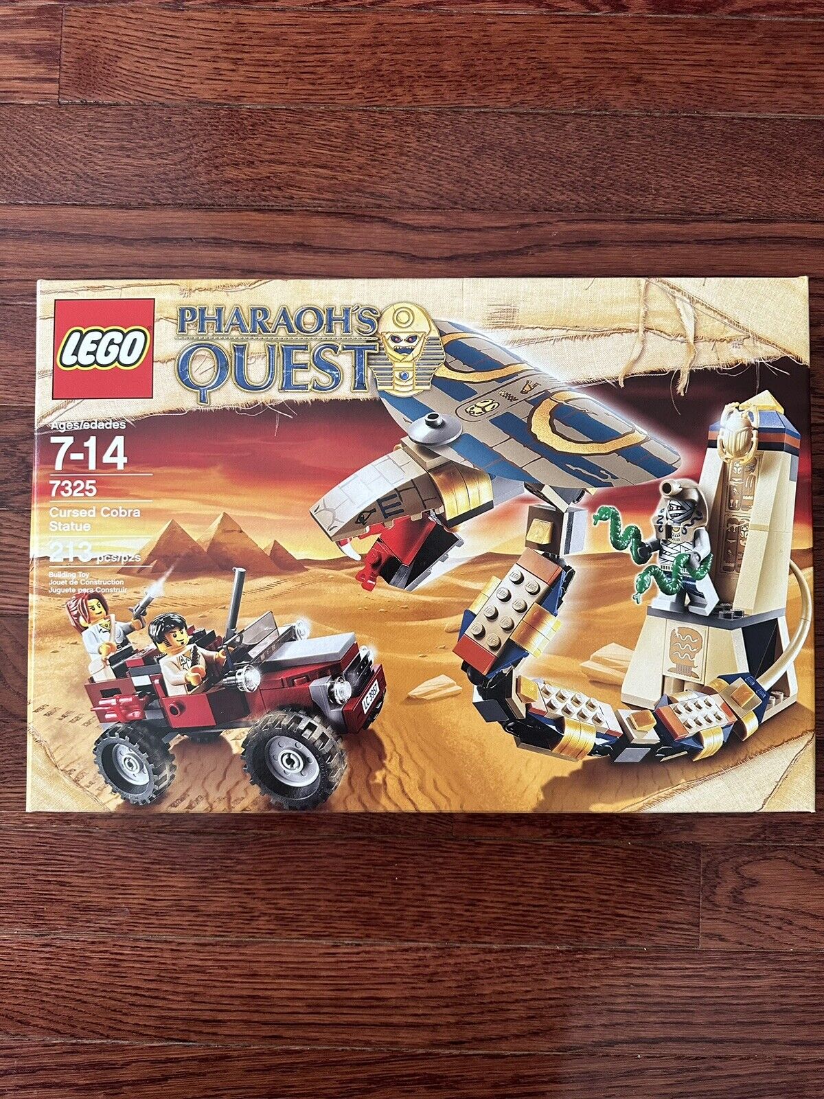 NEW Lego Pharaoh's Quest Cursed Cobra Statue 7325, SEALED!