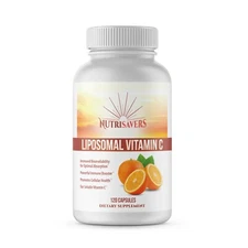 Nutrisavers Liposomal Vitamin C for  Healthy Immune System - Dietary Supplement 