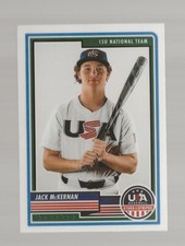 V78) 2023 Panini USA Baseball Stars and Stripes Jack McKernan RC #32