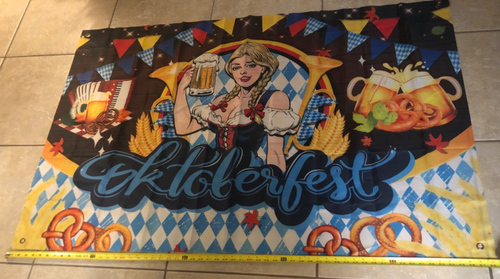 2x Oktoberfest Backdrop German Bavarian Beer Photography Background New 58 x 39" - Picture 4 of 6