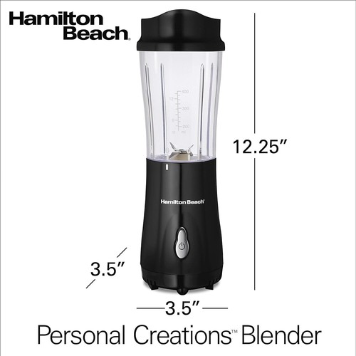 Hamilton Beach persönlicher Mixer mit Reisedeckel für Smoothies & Protein-Shakes - Bild 2 von 8