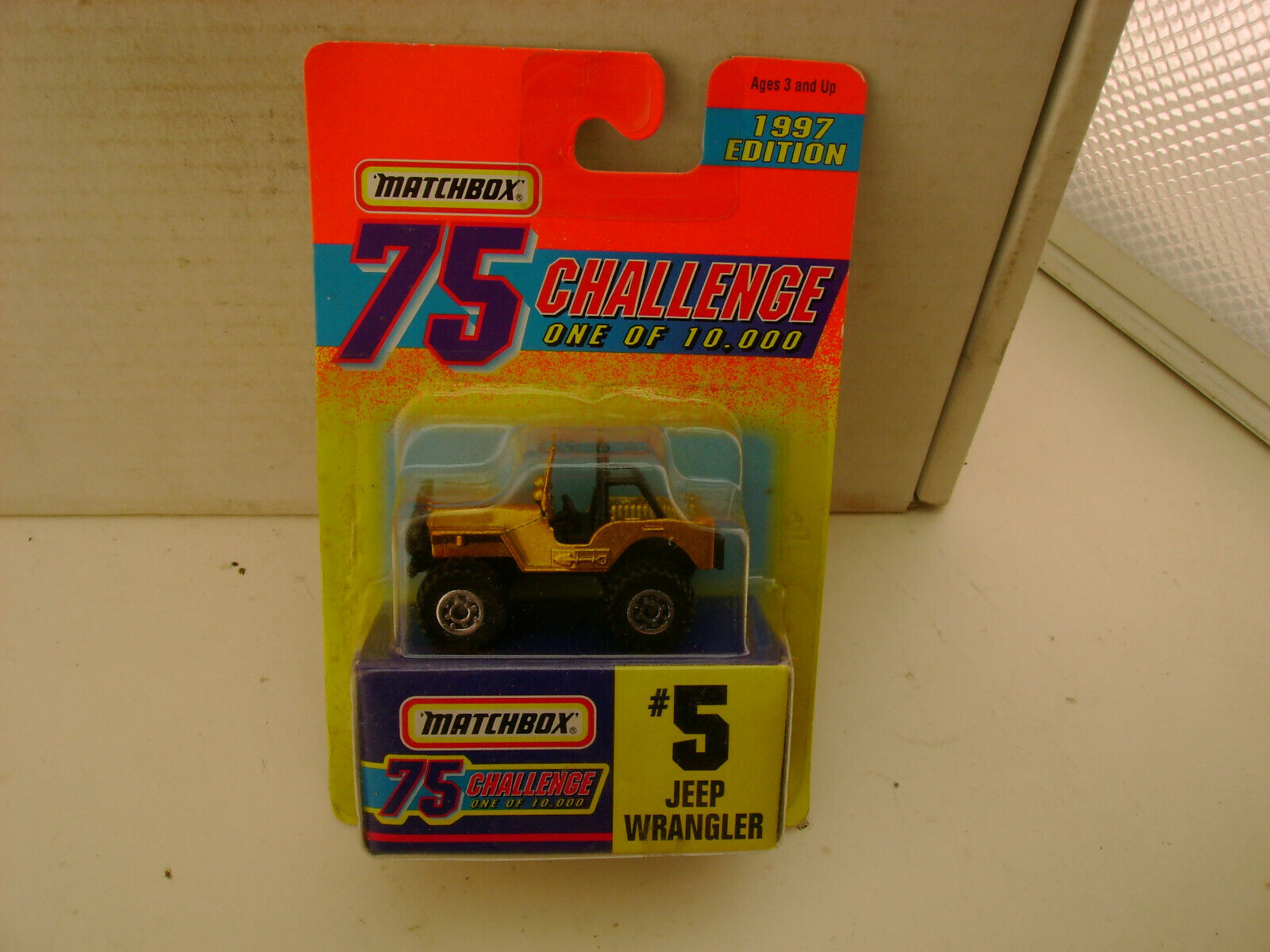 MATCHBOX SUPERFAST GOLD CHALLENGE #5 JEEP WRANGLER LIMITED EDITION 1 OF  10,000 | eBay
