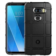 For LG V30 V30s V30+V30S+V35 ThinQ Rugged Matte Shield Rubber case back cover