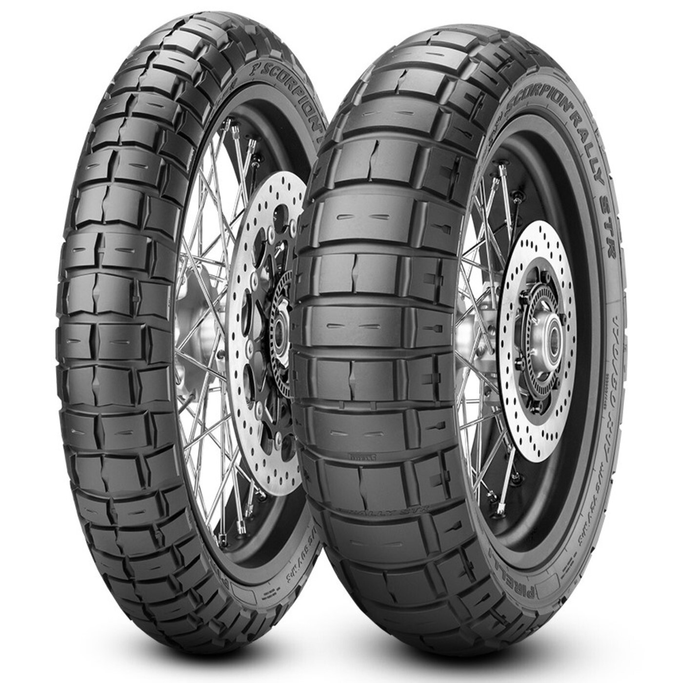 50/50 ADV Tyres PIRELLI Scorpion Rally STR 120/70 R19 & 170/60 R17 TL BMW