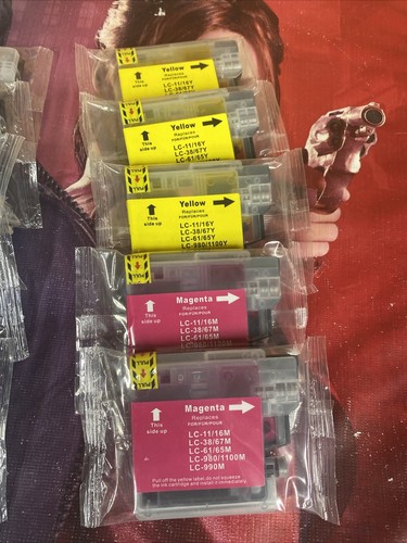 15X Cartuchos de tinta para Brother LC: 11/16; 38/37; 61/65; 980/1100; 990 - Imagen 2 de 4