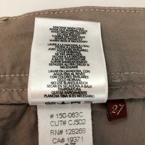 CJ by Cookie Johnson Empowered Women's Size 27 Mojave Tan Crop Khaki Pants - Picture 7 of 10