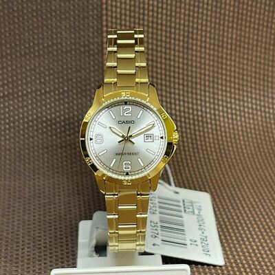 Casio LTP-V004G-7B2 Damen-Dresswatch aus goldfarbenem Edelstahl