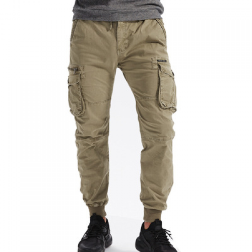 Mens Slim Fit Cargo Pants Outdoor Athletic Sports Casual Loose Combat  Trousers