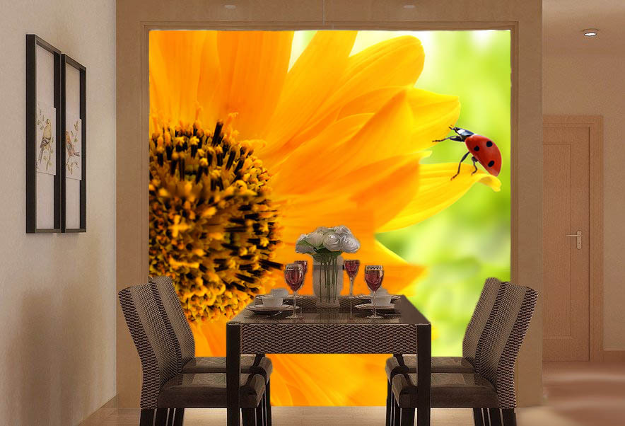 3D Flowers Ladybug 1 WallPaper Murals Wall Print Decal Wall Deco AJ WALLPAPER 3D 3D 3D Flowers Ladybug 1 WallPaper Murals Wall Print Decal Wall Deco AJ WALLPAPER 074984