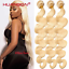 36 38 40 Inch Blonde Wave Hair Bundles Blonde Hair Extensions 1/3/4Bundles Natychmiastowa dostawa w zwykłym sklepie