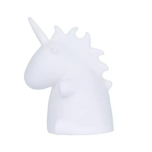 White Childrens Unicorn Lamp LED Uni Night Light Girls Bedroom Table Desk Décor - Picture 2 of 4