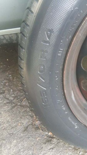 4 ruote GOMME pneumatici 165 70 14" Fiat Punto LANCIA Y 2010 goodyear michelin - 第 7/7 張圖片
