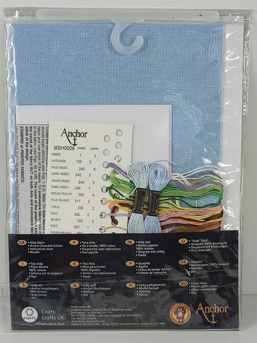 Anchor Margaret Sherry Mouse Birth Sampler Counted Cross Stitch Kit MSH0008 16C - Picture 5 of 7