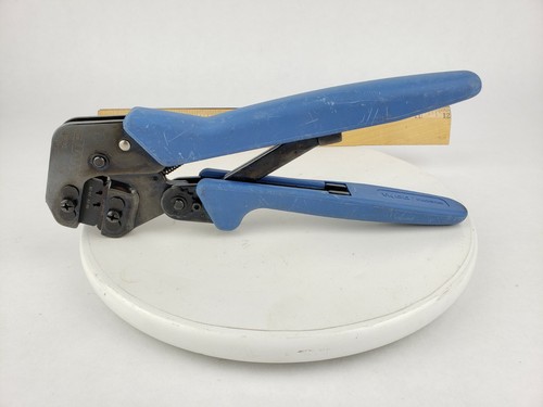 Tyco Electronics TE Hand Crimper 20-24 & 24-28 Awg Side H0540 H0447 Pro Crimper - Picture 2 of 12