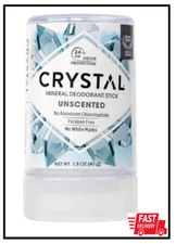 CRYSTAL Deodorant Mineral Deodorant Stick, Travel, 1.5 Ounce