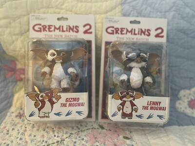 Gremlins 2 The New Batch Lenny and Gizmo the Mogwai 4'' Figures NECA