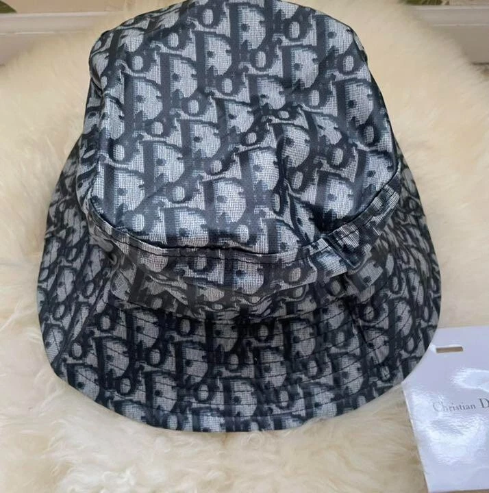 Chapeau seau logo Christian Dior marine taille 58 cm