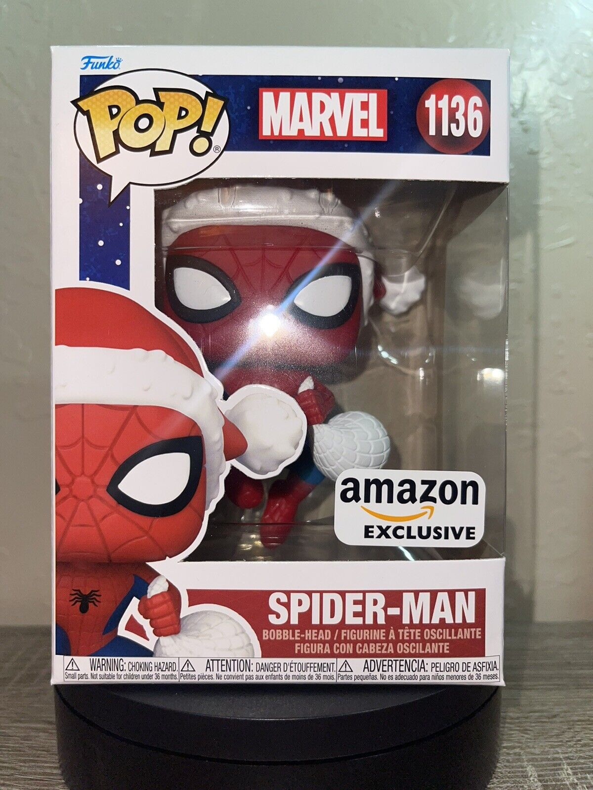 → FUNKO POP HOMEM-ARANHA CHAPÉU DE NATAL 1136 - MARVEL