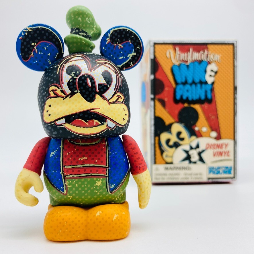 Disney Store Mickey Mouse x Goofy Vinylmation INK & PAINT