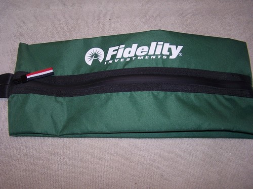 FIDELITLY INVESTMENTS TRAVEL Shoe Carry Bag - NWOT - Picture 2 of 3