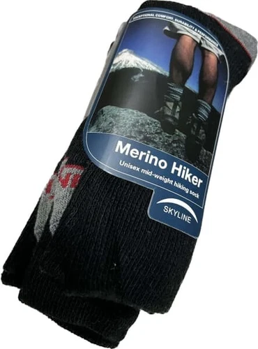 3 pairs Merino Hiker Unisex Mid -Weight Hiking Sock- Size 6-1/2-9 - Picture 4 of 6