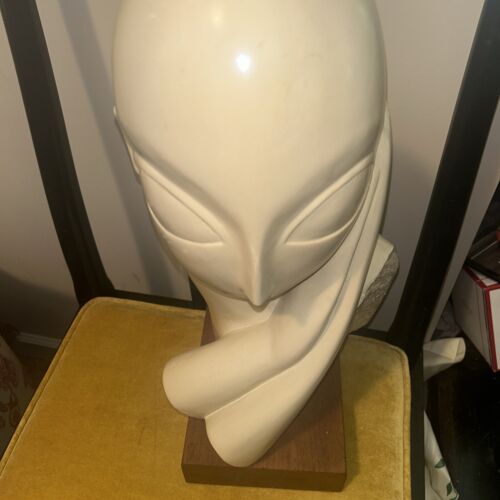 Constantin Brancusi Mademoiselle Pagoni Gips Repro von Austin Productions 1961